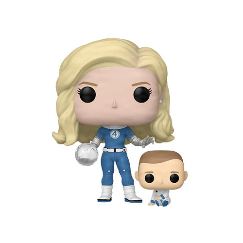 Pop! & Buddy Marvel Fantastic Four First Steps Invisible Woman & Franklin