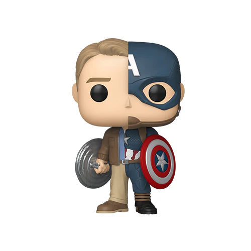 Pop! Marvel Infinity Saga Split Captain America/Steve Rogers International Exclusive