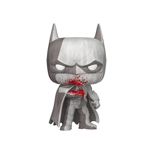 Pop! Games Arkham City Batman Gray Scale Bloody International Exclusive