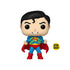 Pop! Heroes DC Multiverse Superman Metropolis Suit Glow International Exclusive