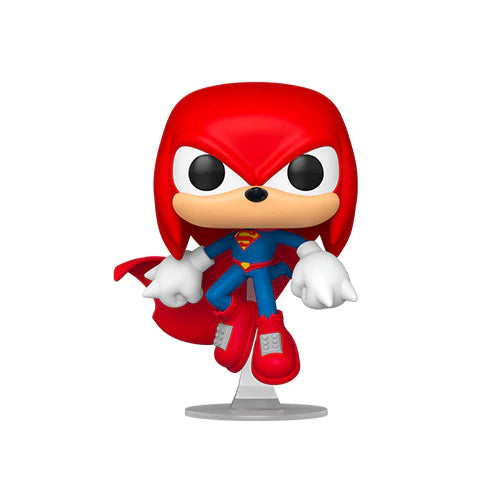 Pop! Heroes Justice League X Sonic the Hedgehog Knuckles as Superman International Exclusive