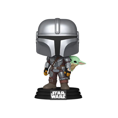 Pop! Star Wars The Mandalorian & Grogu The Mandalorian w/Grogu on Back