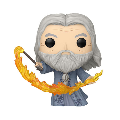 Pop! Movies Harry Potter Dumbledore Flame International Exclusive