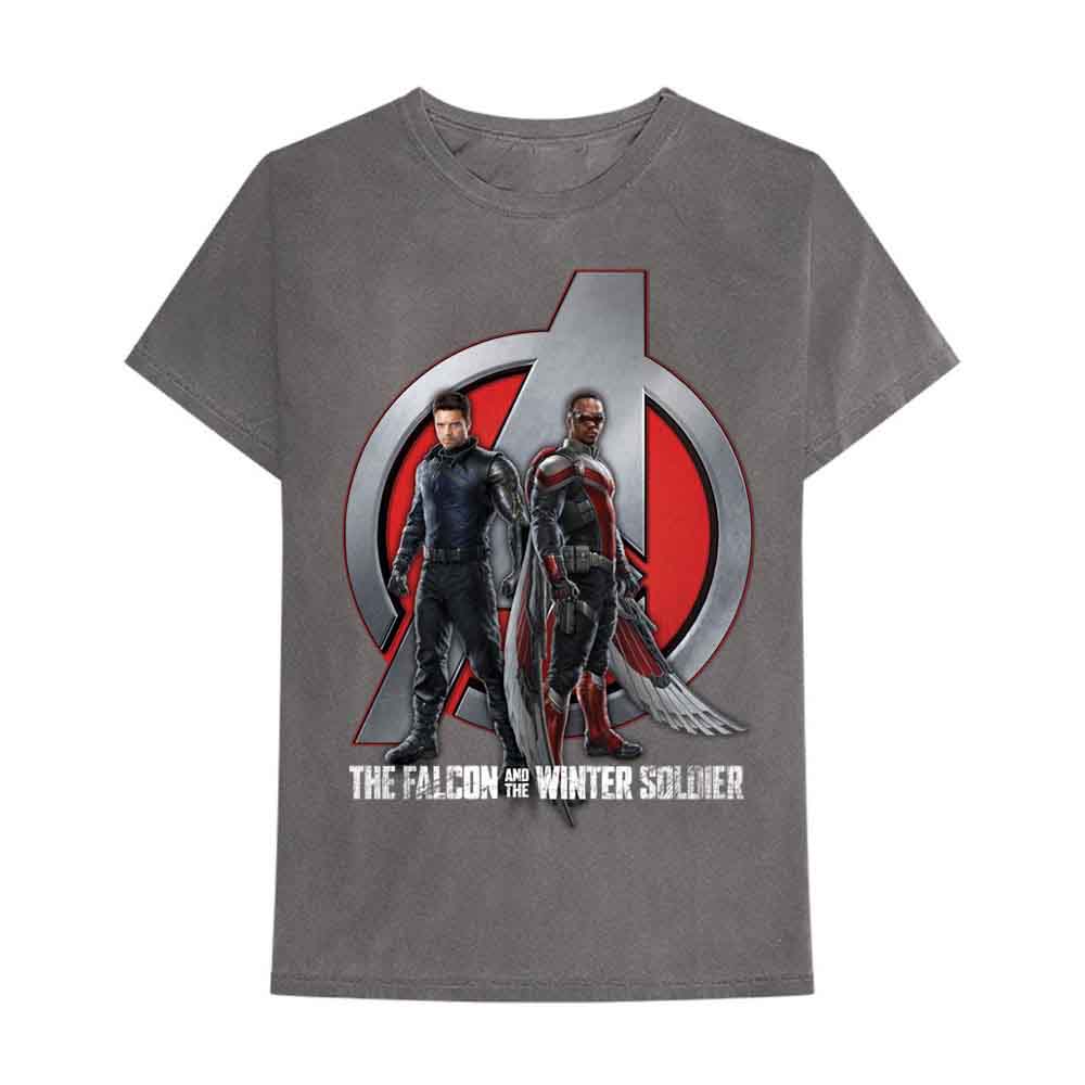 MARVEL COMICS FALCON & WINTER SOLDIER A LOGO T-SHIRT