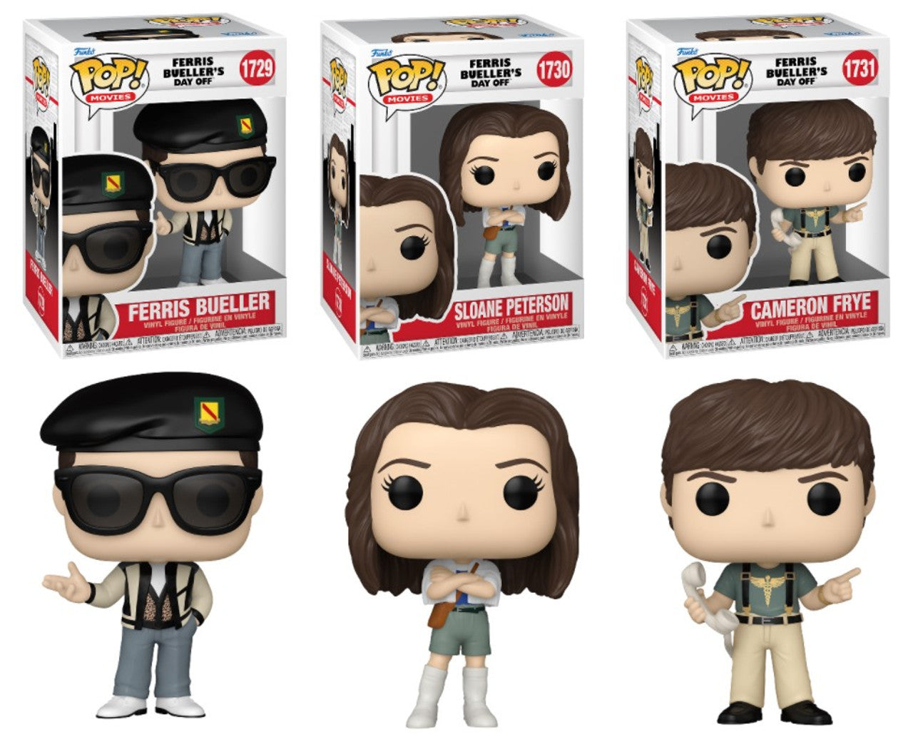 Pop! Movies Complete Set 3 Ferris Bueller's Day Off
