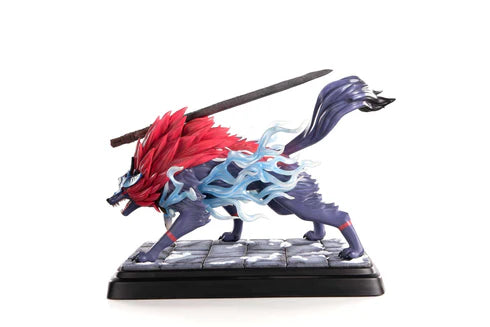 Okami Oki Wolf Form Statue