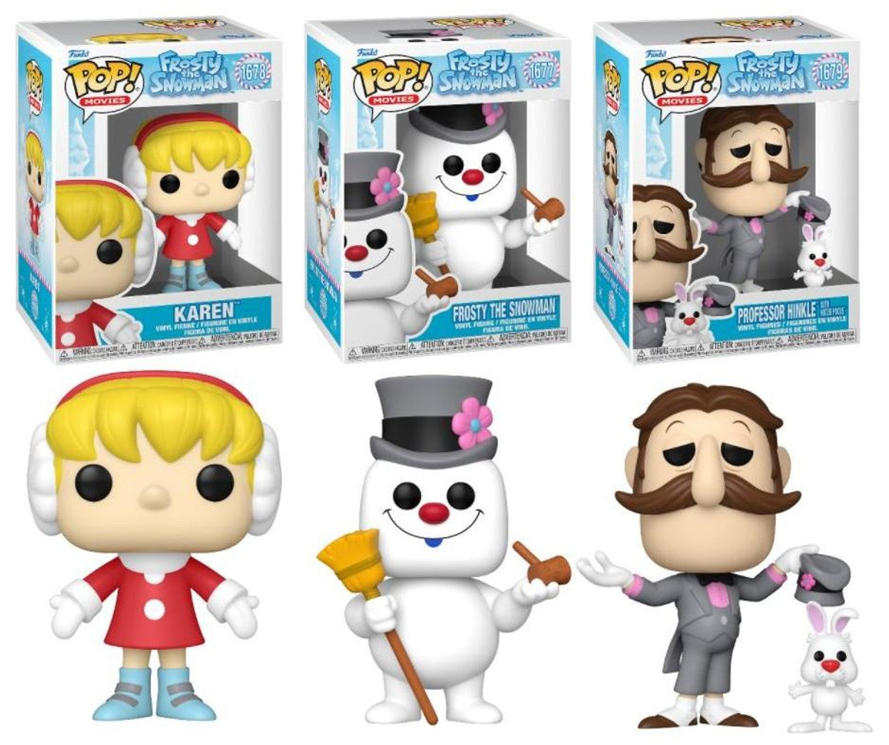 Pop! Complete Set 3 Frosty the Snowman