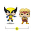 Pop! Marvel Wolverine 50th Anniversary Logan & Sabretooth 2 Pack International Exclusive