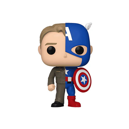 Pop! Marvel Steve Rogers/Captain America Split
