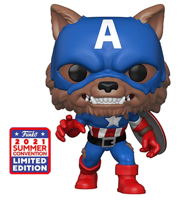 2021 POP! Marvel Capwolf Exclusive