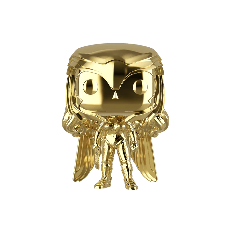 Pop! DC Wonder Woman 1984 Wonder Woman Golden Armor Gold Chrome Exclusive