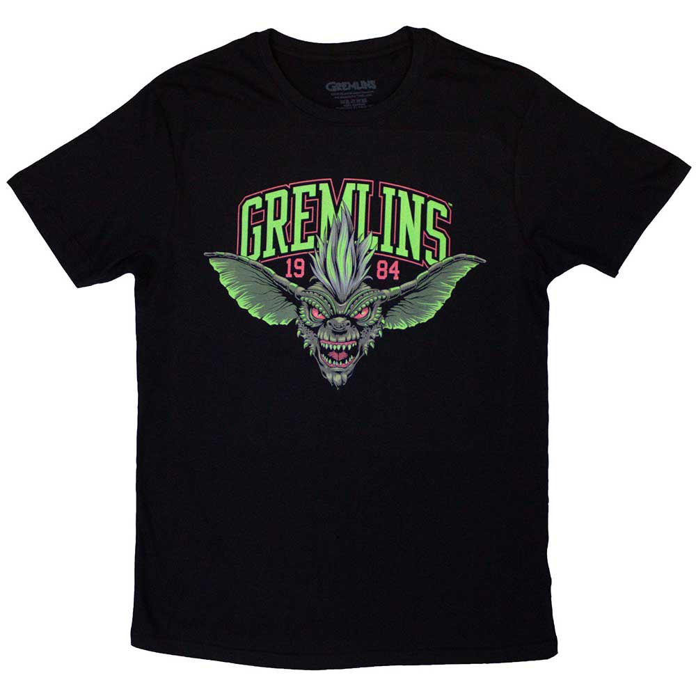 GREMLINS STRIPE 1984 GREEN LOGO T-SHIRT