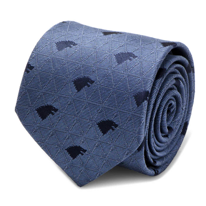 Stark Geometric Sword Blue Men's Tie