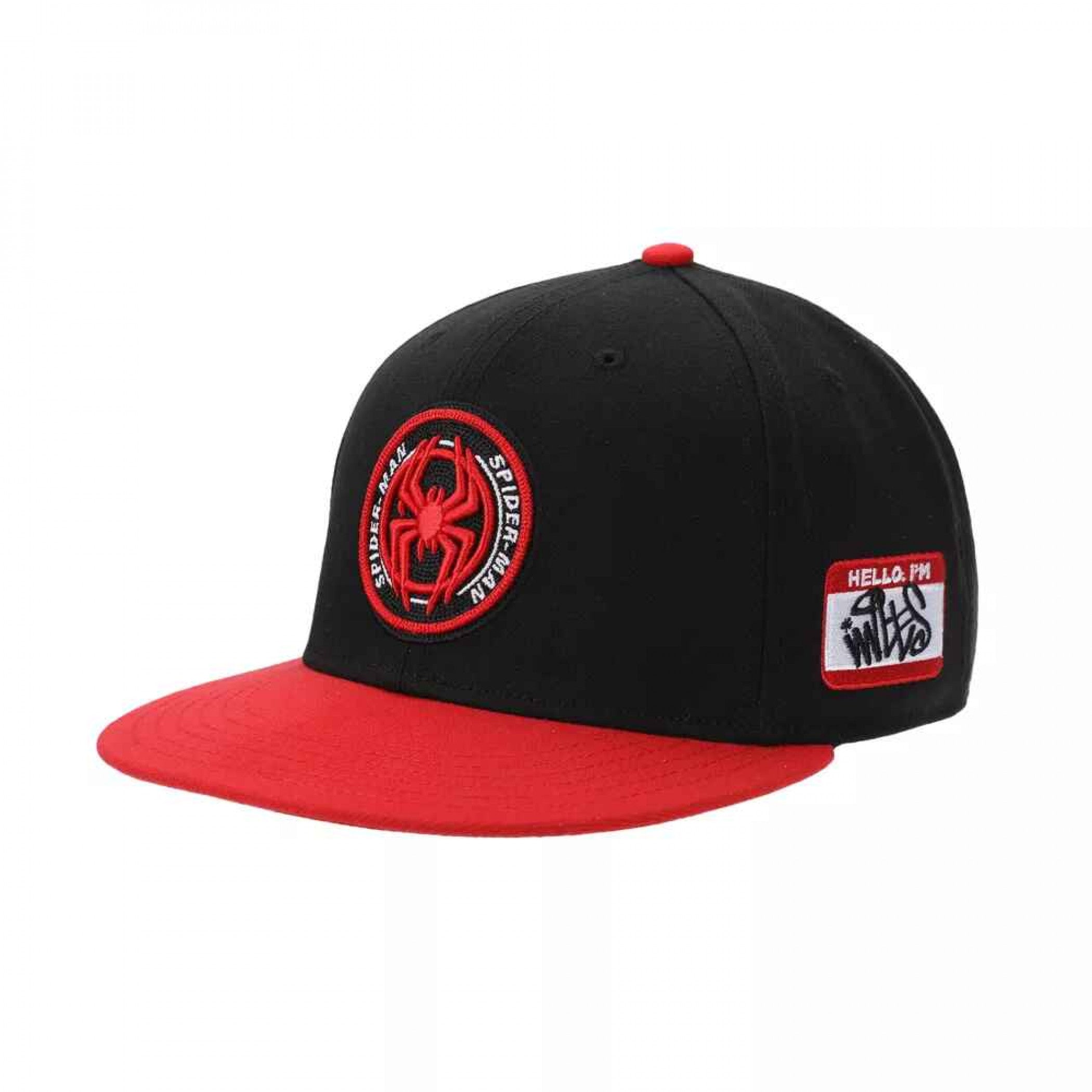 Miles Morales Spider-Man Flat Bill Snapback Hat