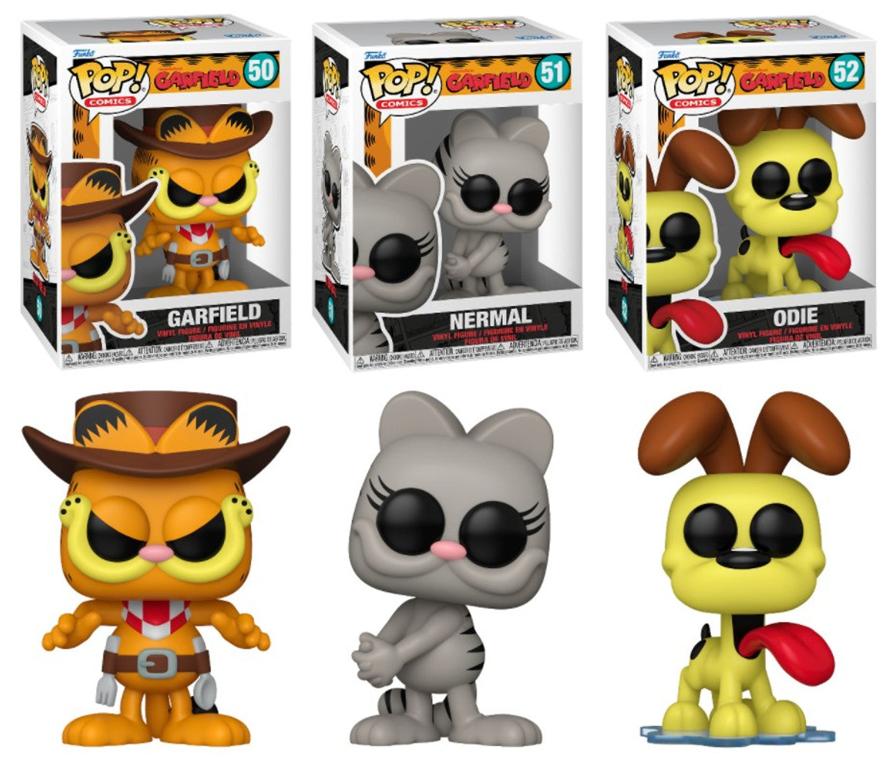 Pop! Comics Complete Set 3 Garfield