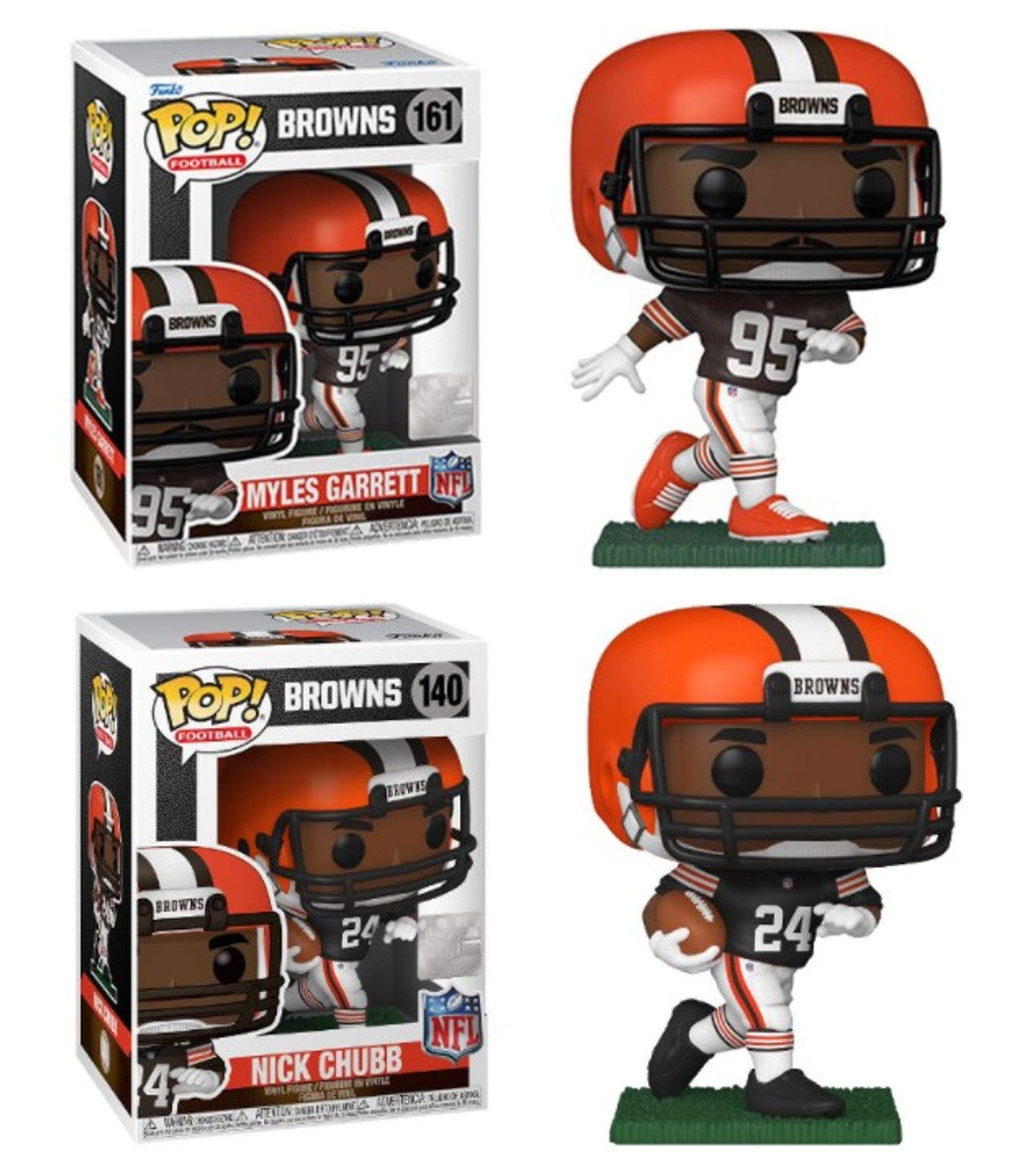Pop! Combo 2 Myles Garrett Nick Chubb Cleveland Browns NFL