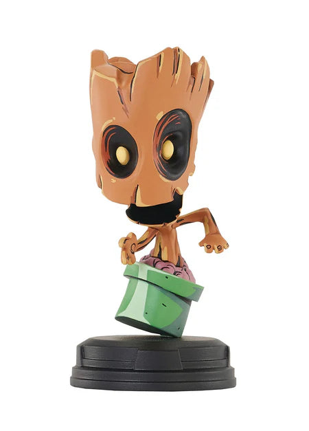 Marvel Animated Groot in Pot Statue