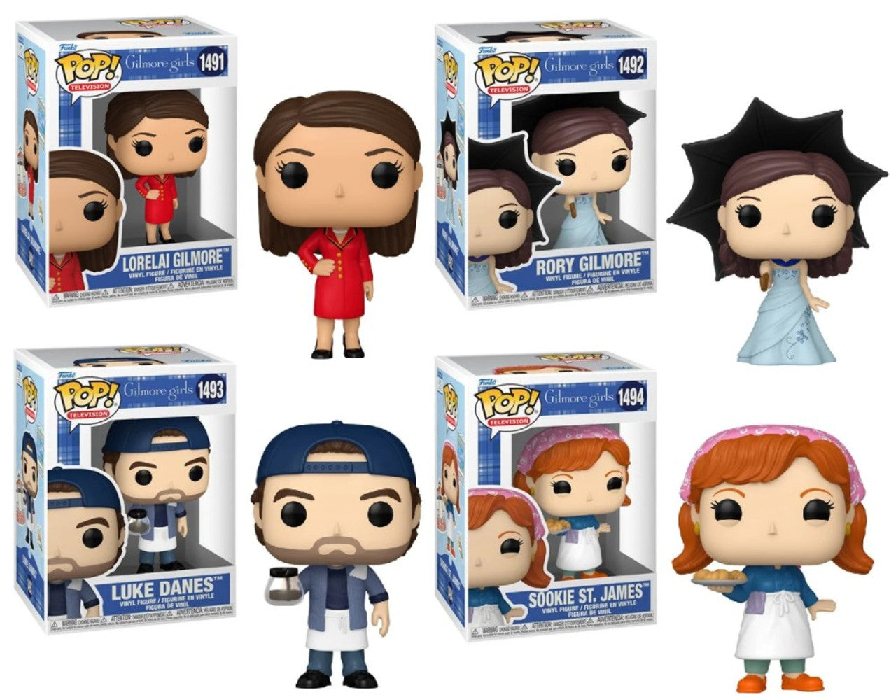 Pop! Complete Set 4 Gilmore Girls 25th Anniversary