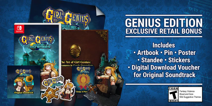 GIRL GENIUS: ADVENTURES IN CASTLE HETERODYNE [GENIUS EDITION] Nintendo Switch