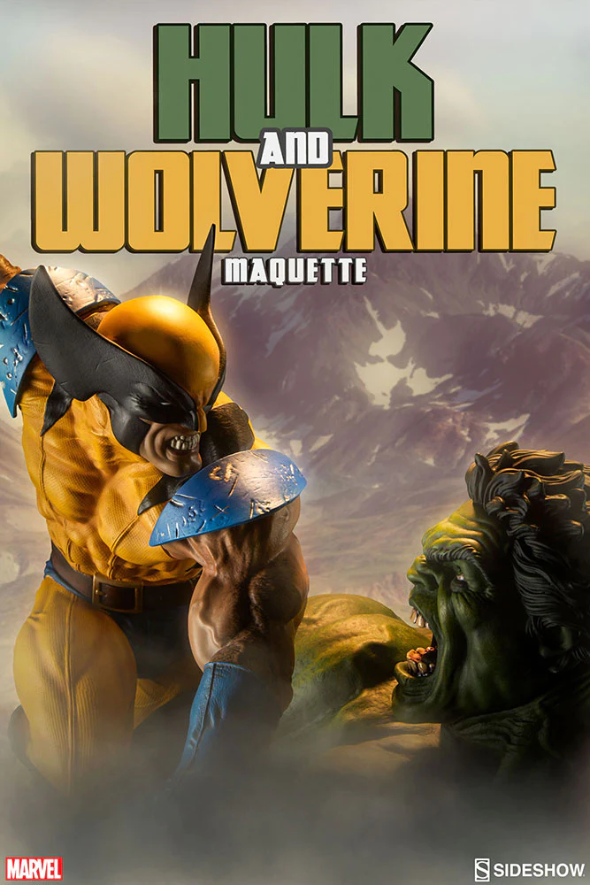 Sideshow Collectibles Marvel Maquette Hulk And Wolverine