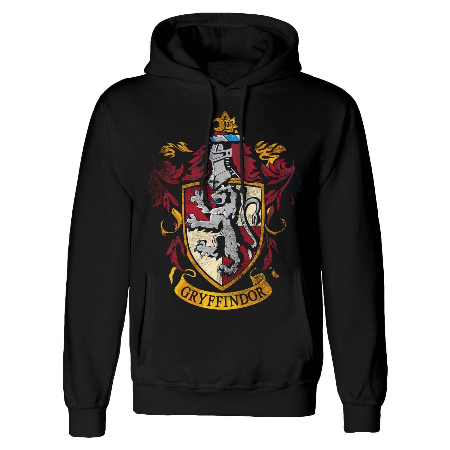 Harry Potter Distressed Gryffindor Pocket-less Pullover Hoodie