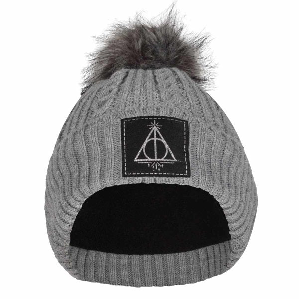 Harry Potter Deathly Hallows Pom Beanie