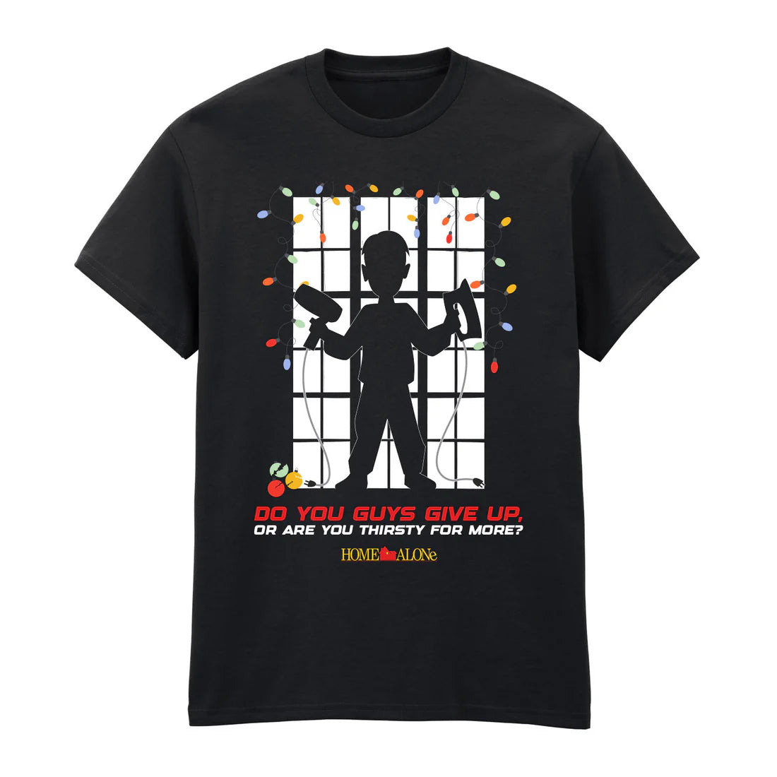 HOME ALONE XMAS WINDOW T-SHIRT