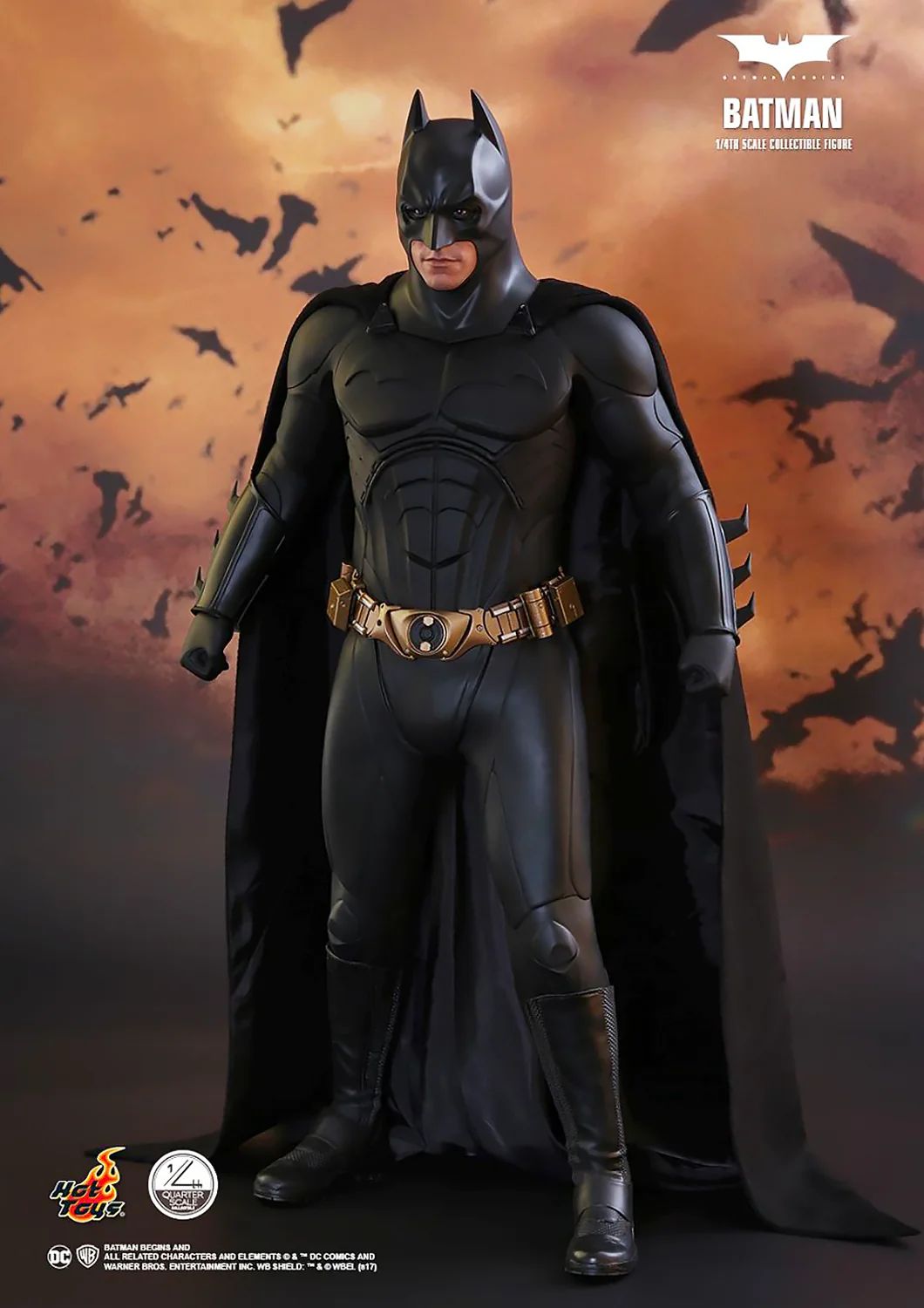 DC BATMAN BEGINS BATMAN 1/4 SCALE