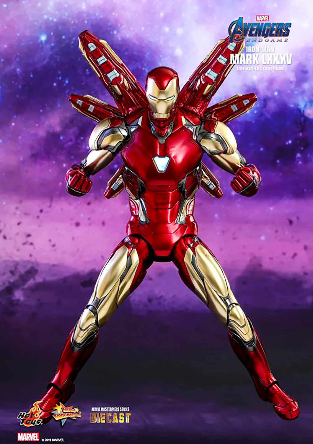 MARVEL AVENGERS ENDGAME 1/6TH SCALE IRON MAN MARK LXXXV MARK 85 COLLECTIBLE FIGURE