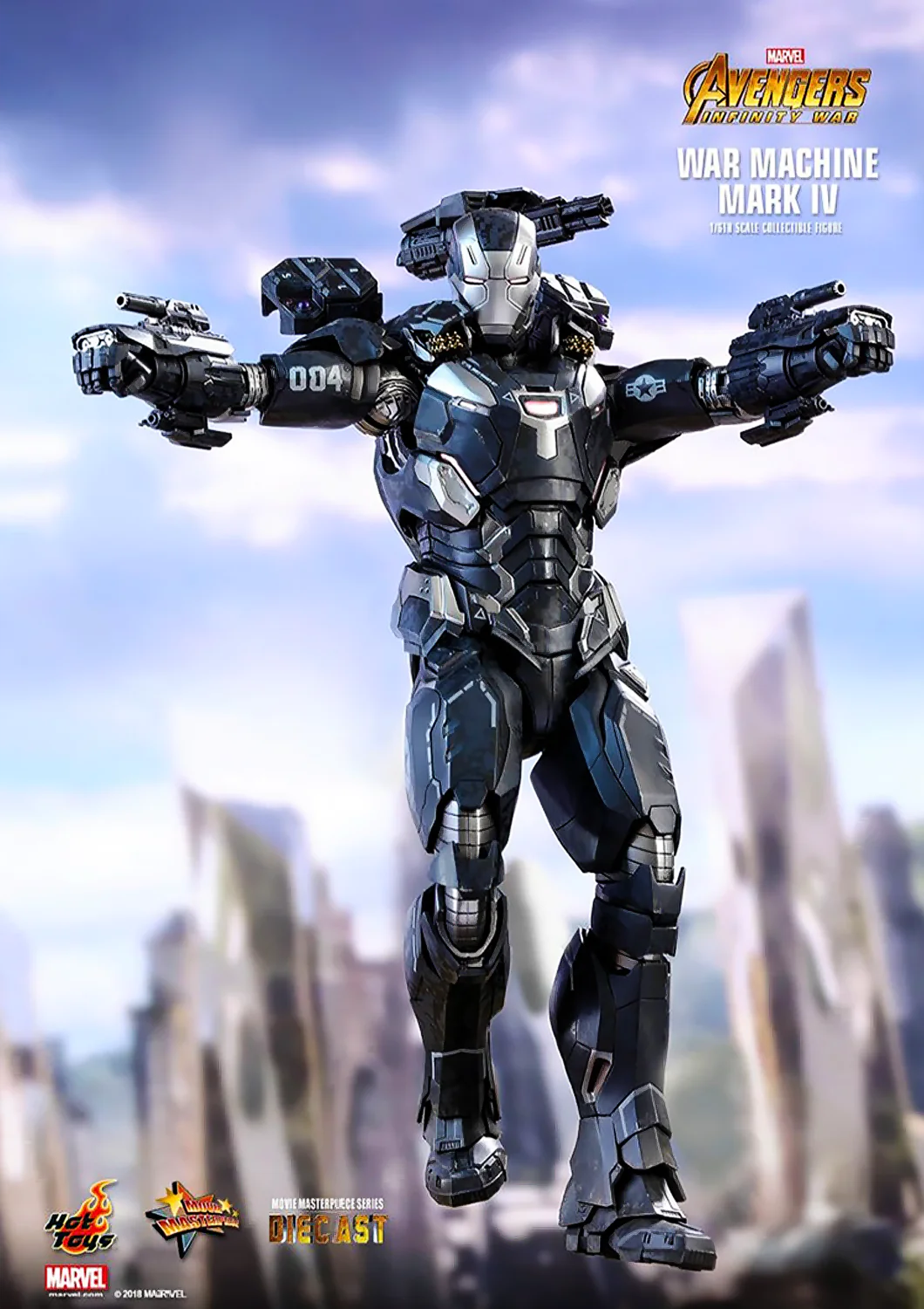 MARVEL AVENGERS INFINITY WAR WAR MACHINE MARK IV 1/6 MARK 4 FIGURE