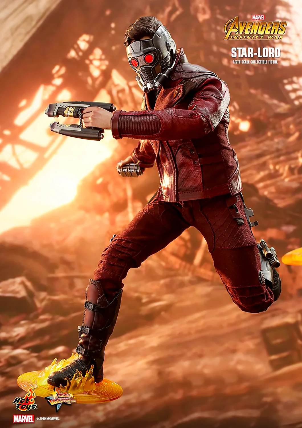 MARVEL AVENGERS INFINITY WAR STAR-LORD COLLECTIBLE FIGURE 1/6TH SCALE