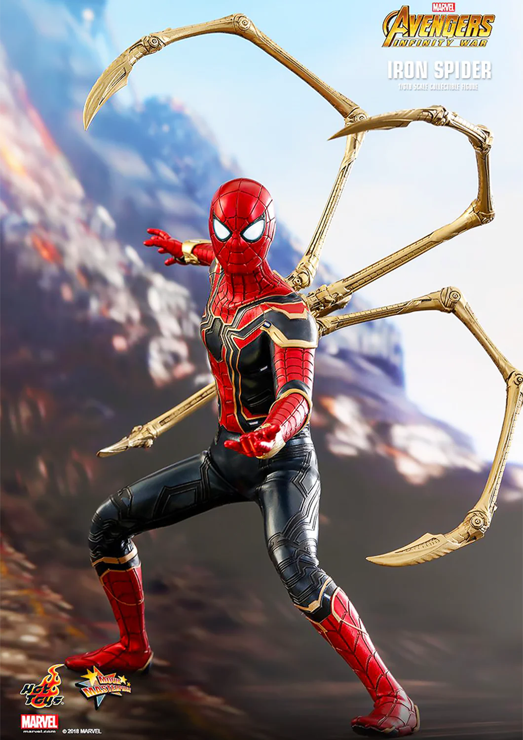 MARVEL AVENGERS INFINITY WAR IRON SPIDER COLLECTIBLE FIGURE 1/6TH SCALE