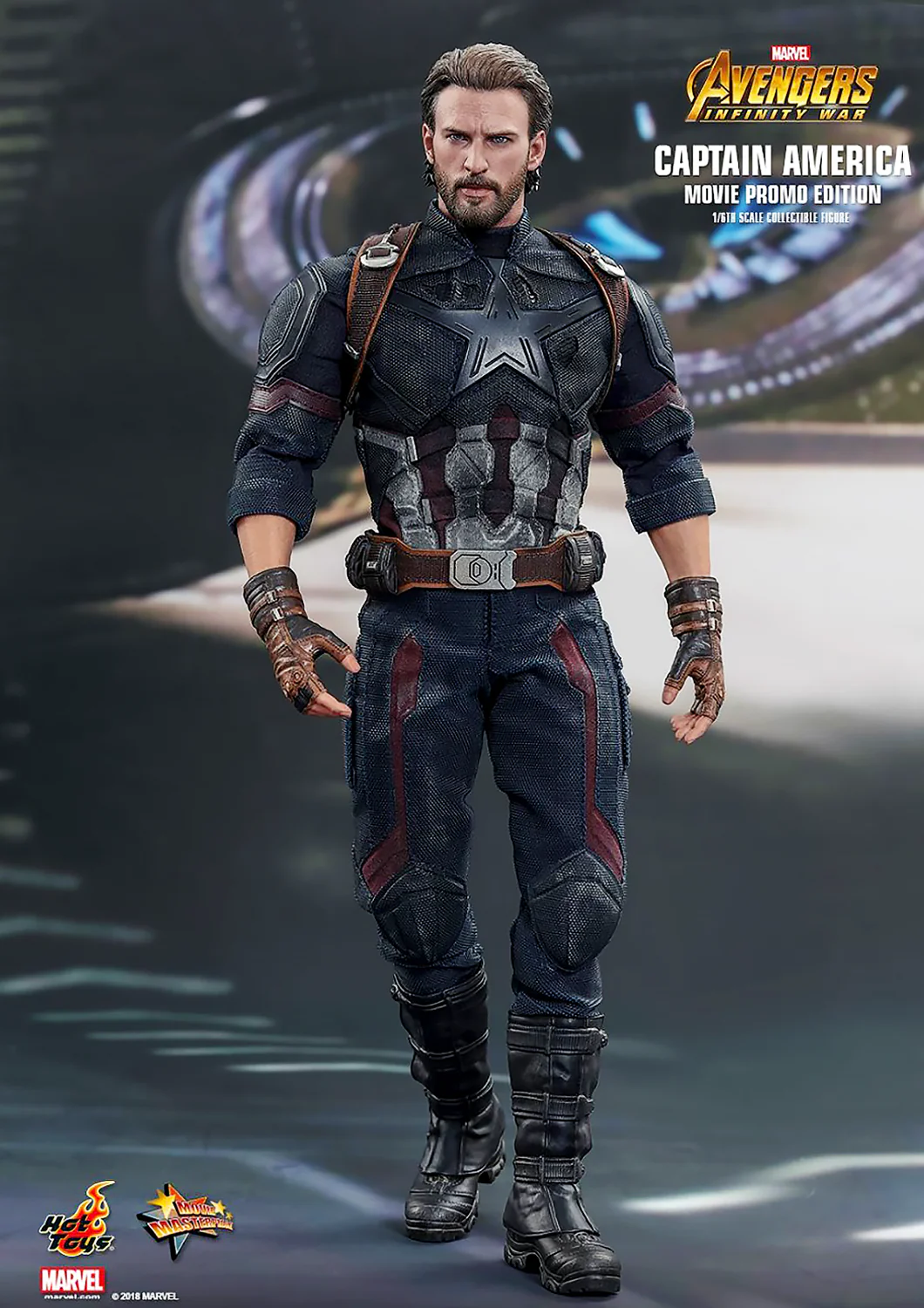 MARVEL AVENGERS INFINITY WAR CAPTAIN AMERICA MOVIE PROMO EDITION 1/6 SCALE