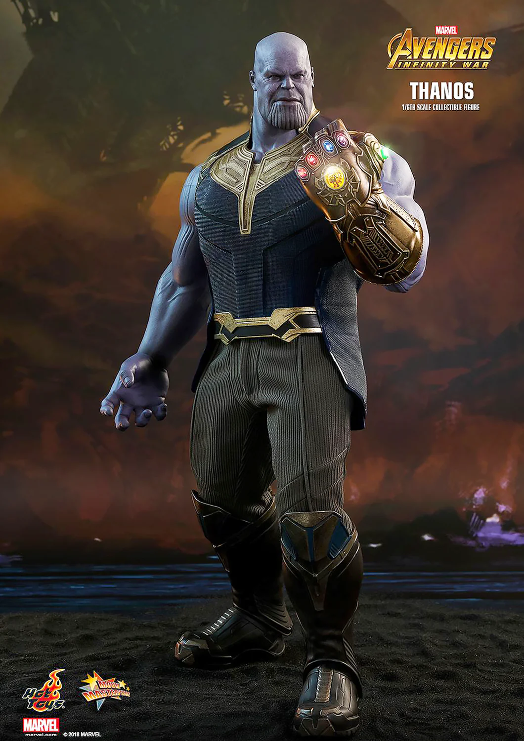 MARVEL AVENGERS INFINITY WAR THANOS COLLECTIBLE FIGURE 1/6TH SCALE