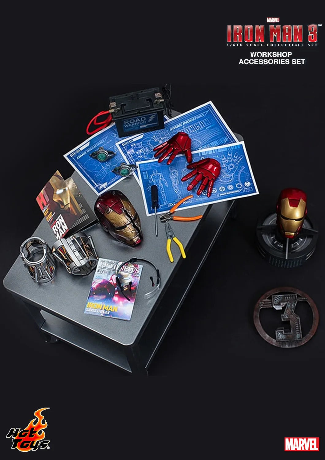 MARVEL IRON MAN 3 WORKSHOP ACCESSORIES