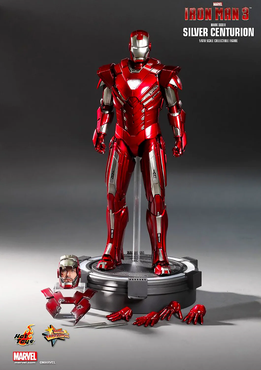 MARVEL IRONMAN 3 SILVER CENTURION 1/6TH SPECIAL EDITION MARK 33