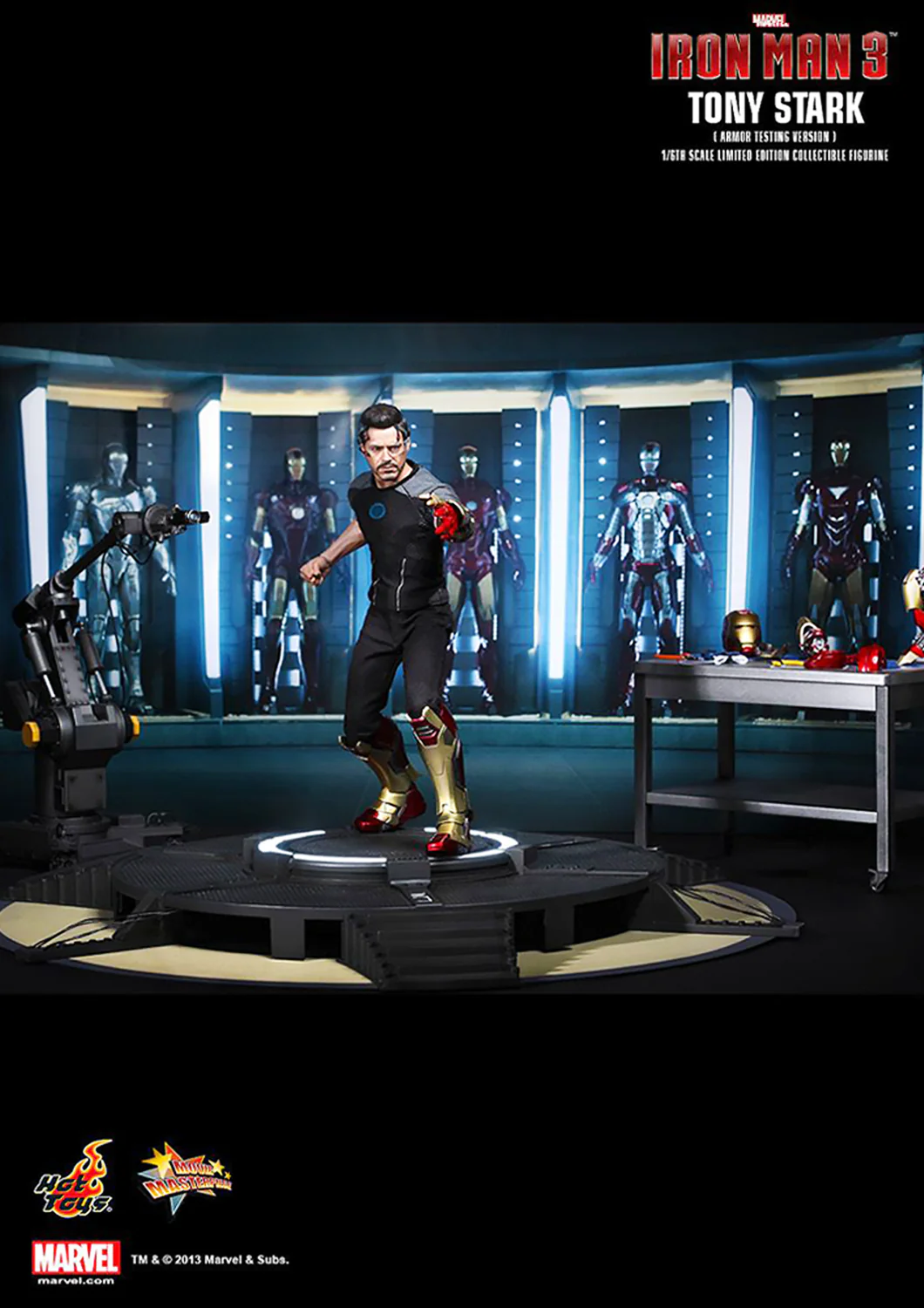 MARVEL IRON MAN 3 TONY STARK ARMOR TESTING VERSION