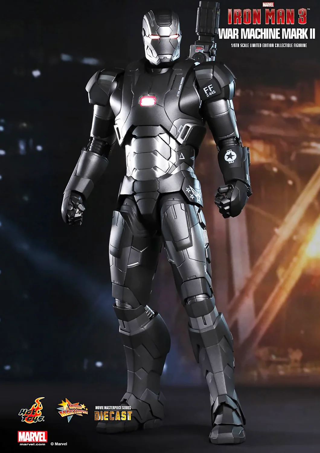 MARVEL IRONMAN 3 WAR MACHINE MARK 2 1/6 SPECIAL EDITION DIECAST