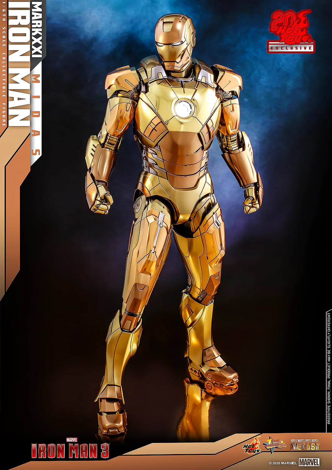 MARVEL IRON MAN 3 XXI 1/6 MIDAS COLLECTIBLE FIGURE