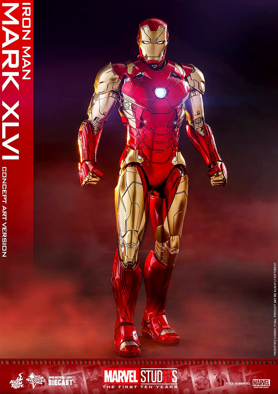 MARVEL IRON MAN CONCEPT ART VERSION 1/6 MARK XLVI MARK 46