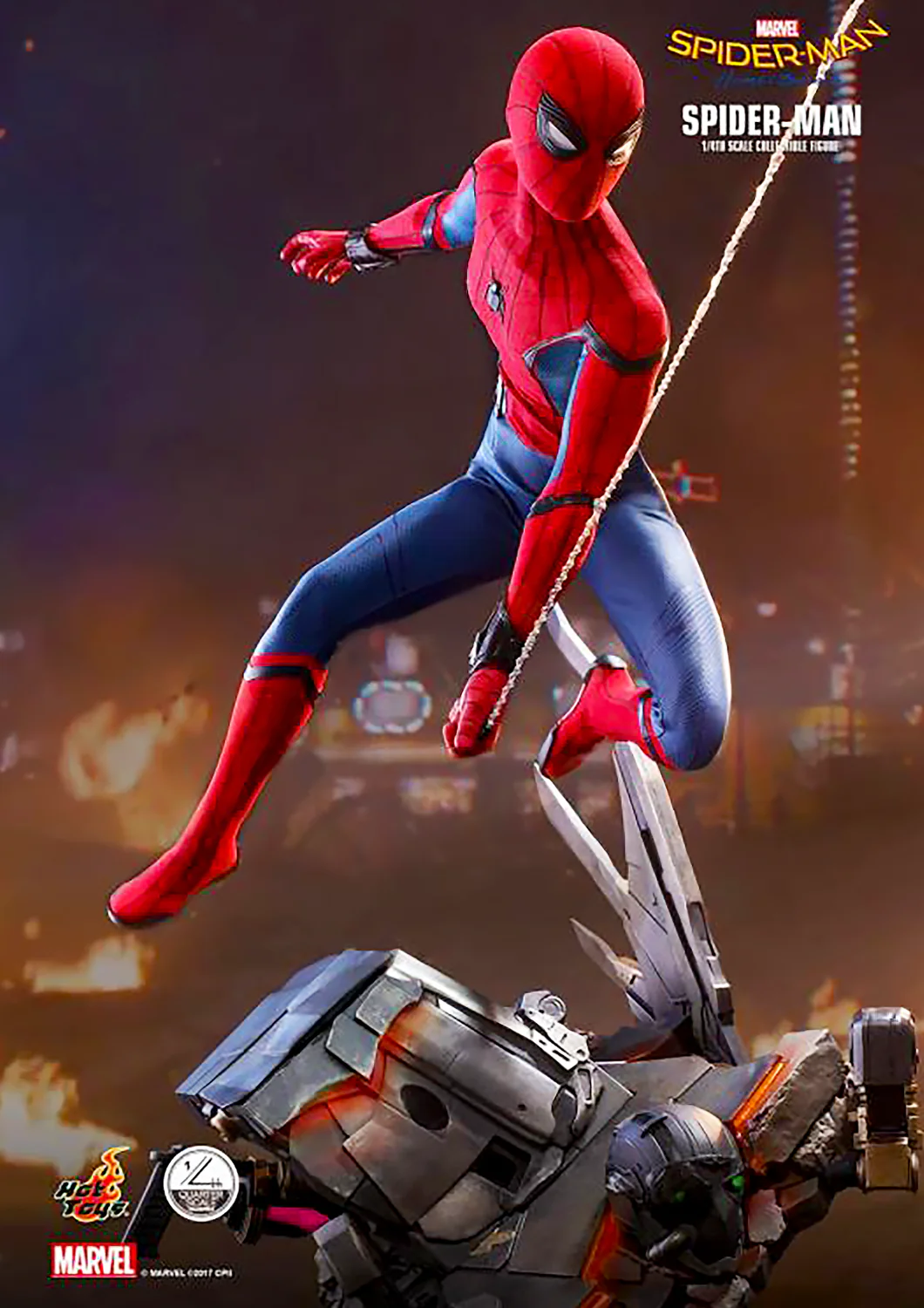 MARVEL SPIDER-MAN HOMECOMING SPIDER-MAN 1/4 COLLECTIBLE FIGURE
