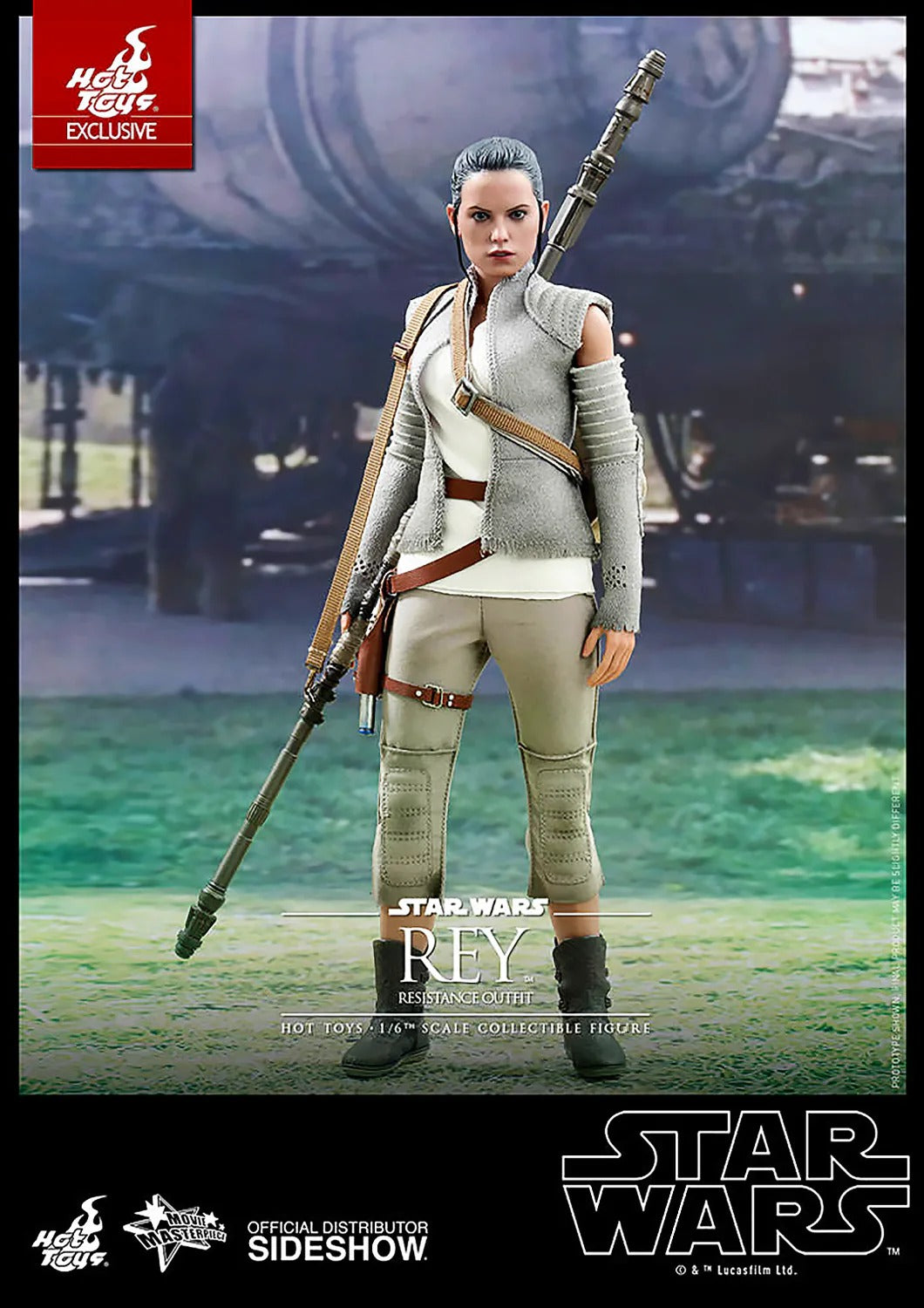 STAR WARS EPISODE VII THE FORCE AWAKENS 1/6 REY SOLO IN RESISTANT OUTFIT