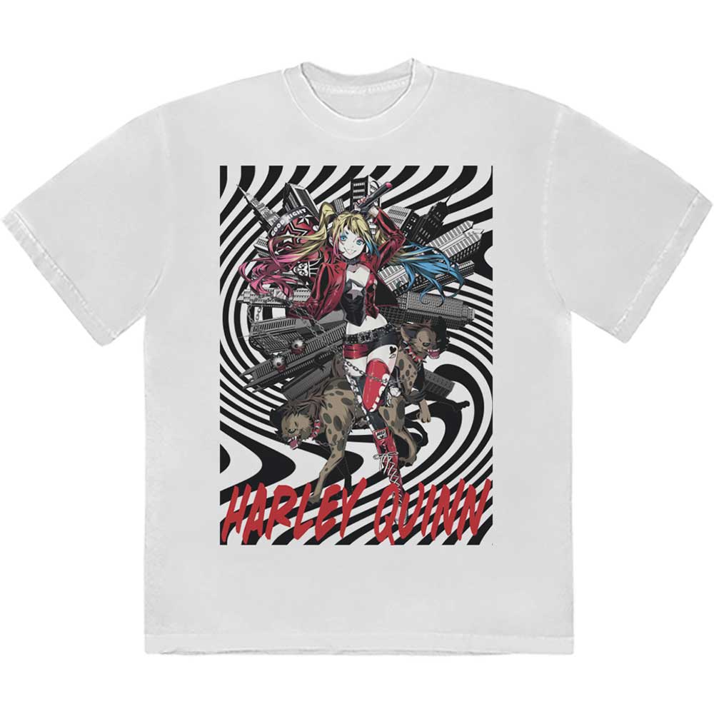 DC COMICS HARLEY QUINN SPIRAL T-SHIRT