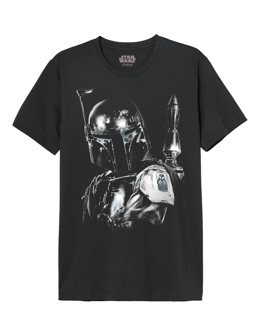 Star Wars Boba Fett Silver Millar T-Shirt