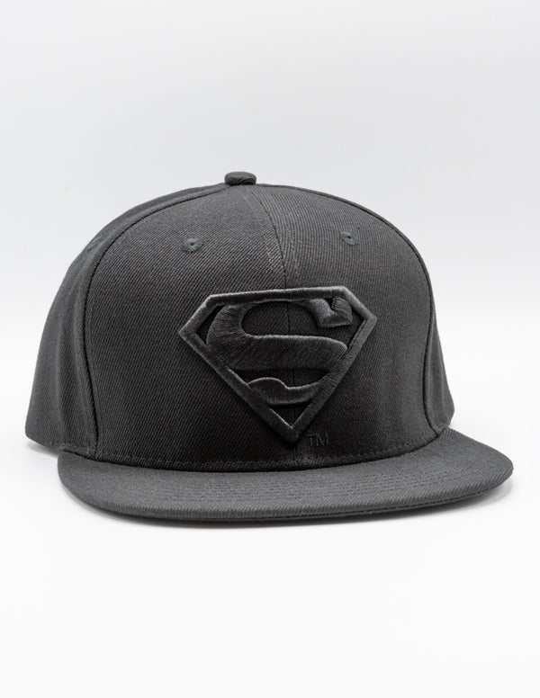 DC Comics Superman Black Logo Cap