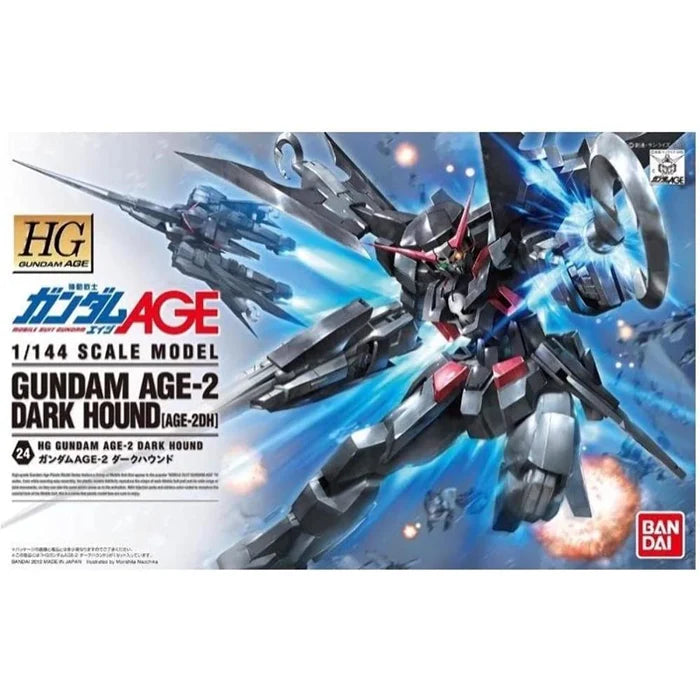 Gundam Hg Age-24 Gundam Age-2 Dark Hound Age-2Dh 1/144 Scale Kit
