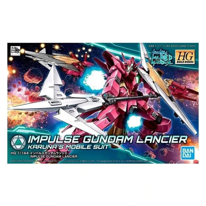 Gundam Build Divers Impulse Gundam Lancier 1/144 Scale Kit