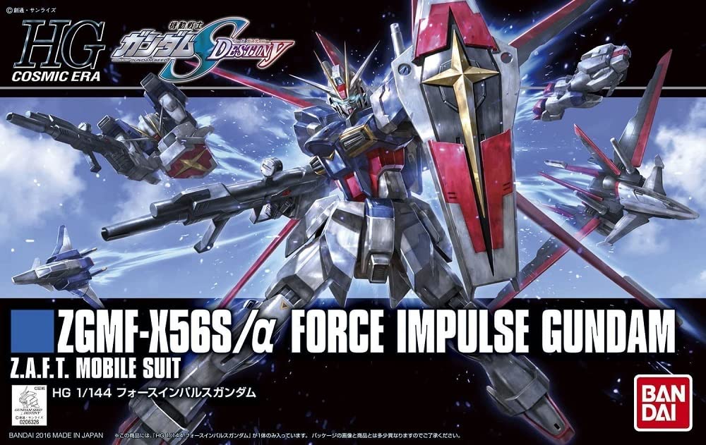Gundam Zgmf-X56S/A Force Impulse Gundam 1/144 Scale Kit