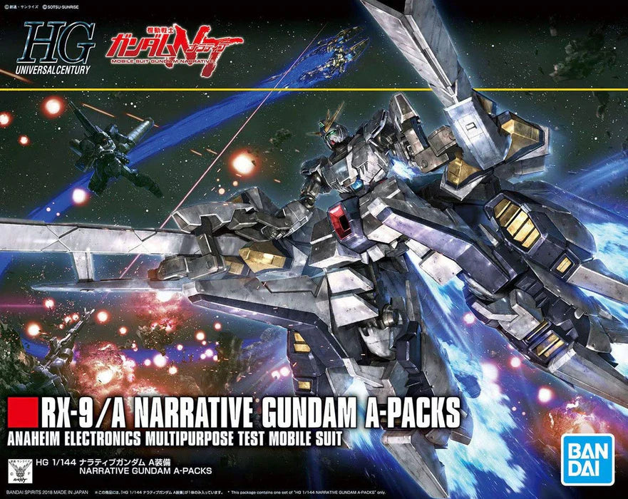Gundam Nt Narrative Gundam A Equipment 1/144 Scale Color Coded
