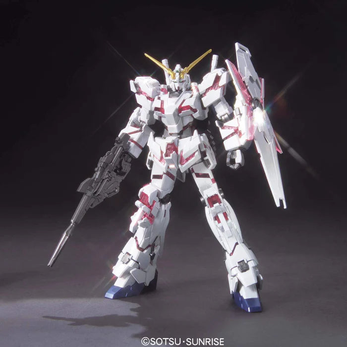Gundam Uc Rx-0 Unicorn Gundam Destroy Mode Titanium Finish 1/144 Scale Color Coded